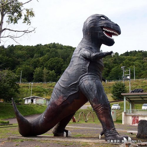 もう会えない？！　桂沢公園のティラノサウルス像