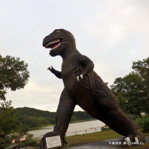 もう会えない？！　桂沢公園のティラノサウルス像