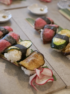 Sushi-beef&veges