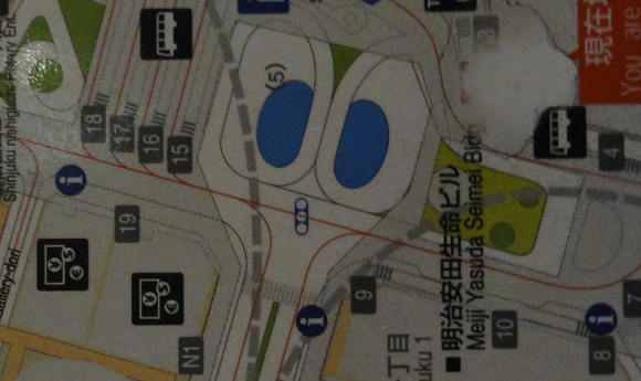 新宿の地図