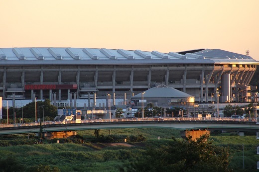 五輪サッカーを終えた横浜国際総合競技場