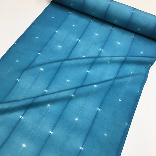 【ついに再販開始！】浴衣/水着藤井絞】折り縫い絞りの模様が美しい正絹着尺 | 神戸・元町の着物専門