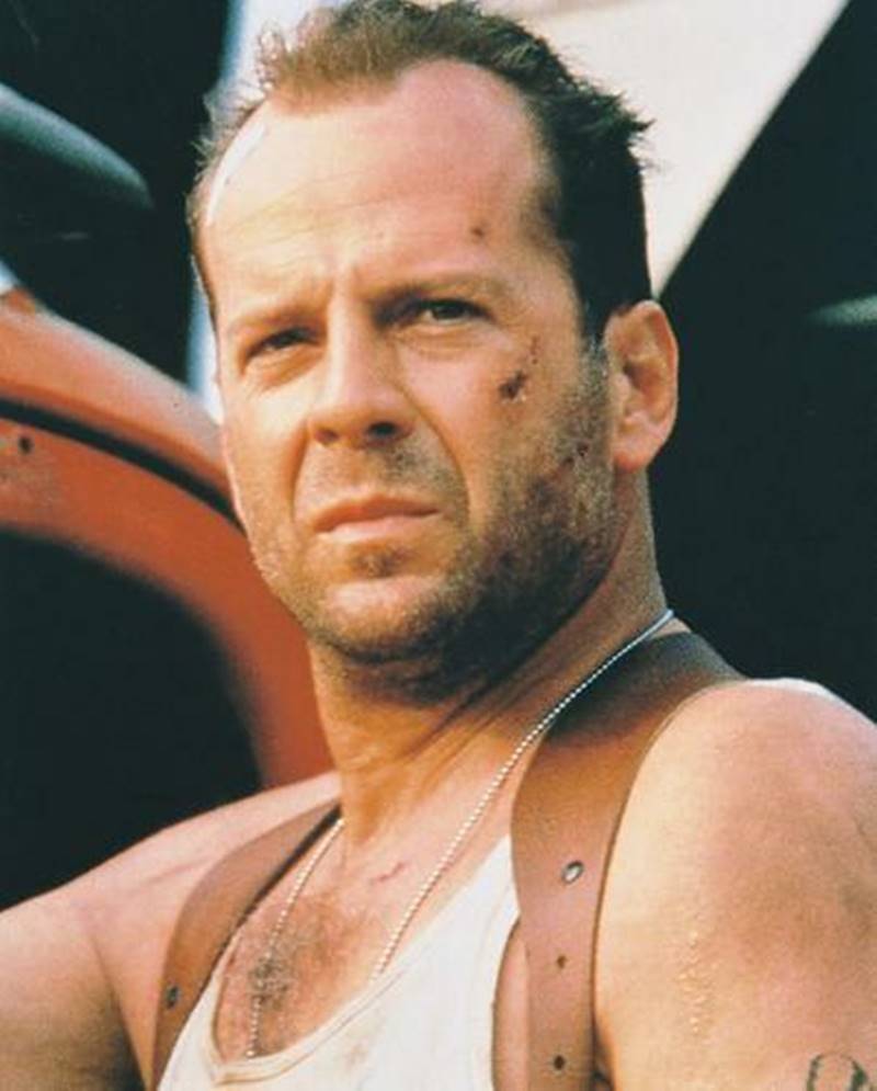 Melhor ator de filmes de ação Bruce Willis