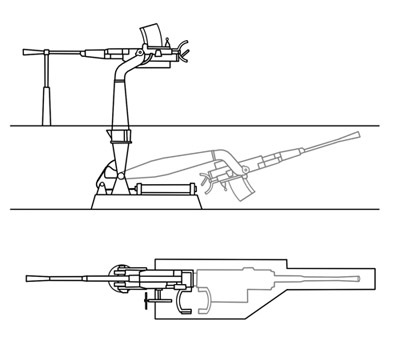 01-3 二十五粍単装機銃四型