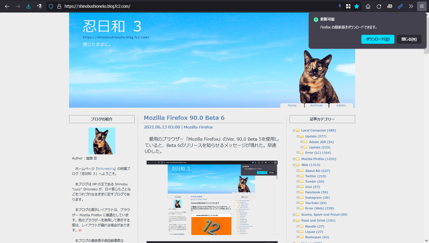 Mozilla Firefox 90.0 Beta 7