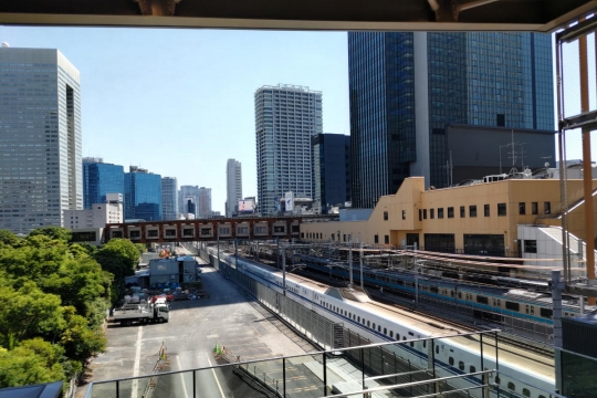 新幹線の見える風景０２