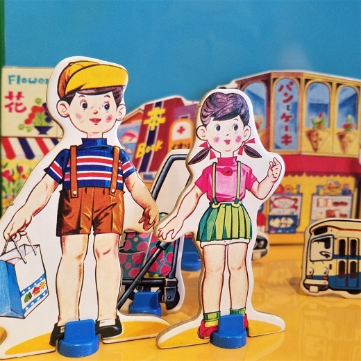 昭和レトロな紙玩具（紙おもちゃ/紙ままごと) - [Sold Out]過去の販売商品